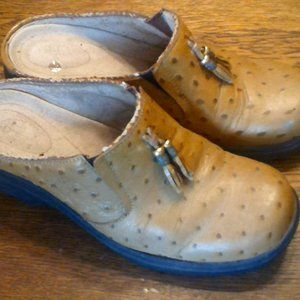 Ariat Mules ATS Equipped Comfort Slide, Womans Leather Clogs/Shoes 7.5 Brown